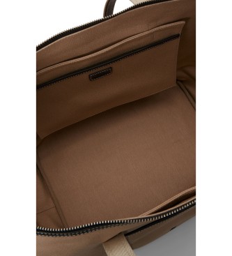 Polo Ralph Lauren Borsa tote shopper grande in tela marrone