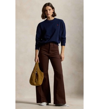 Polo Ralph Lauren Sweat en molleton à col rond marine