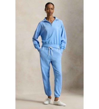 Polo Ralph Lauren Blue drawstring fleece tracksuit bottoms