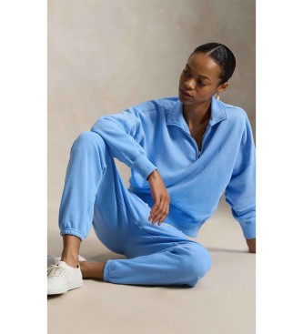 Polo Ralph Lauren Blue drawstring fleece tracksuit bottoms