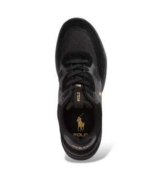 Polo Ralph Lauren Masters zwarte leren sneakers