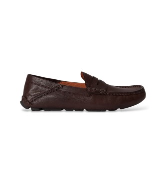 Polo Ralph Lauren Anders loafers i brunt l�der