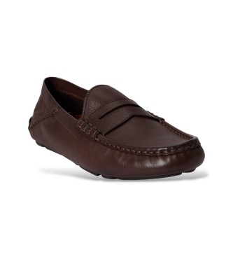 Polo Ralph Lauren Anders loafers i brunt l�der