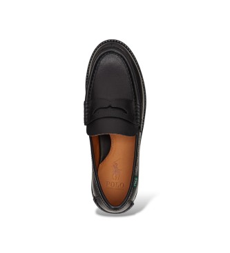 Polo Ralph Lauren Mocassini Jett in pelle nera
