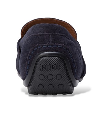 Polo Ralph Lauren Mocassini in pelle scamosciata blu navy Reynold