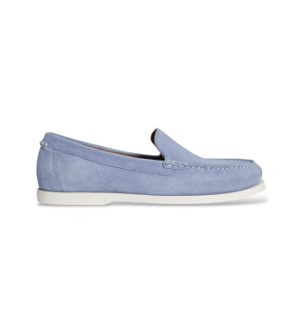 Polo Ralph Lauren Merton Venetian loafers i bl� mocka