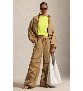 Polo Ralph Lauren Windjacke mit beiger Überlappungsschicht