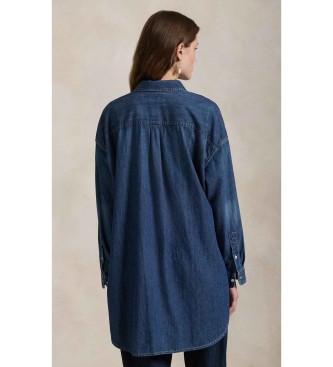 Polo Ralph Lauren Oversize Fit Denim Hemd blau