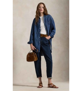 Polo Ralph Lauren Oversize Fit Denim Hemd blau