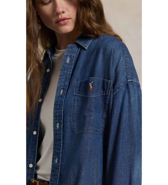 Polo Ralph Lauren Oversize Fit Denim Hemd blau