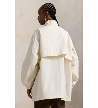 Polo Ralph Lauren Funkcjonalna wiatrówka oversize w kolorze beżowym
