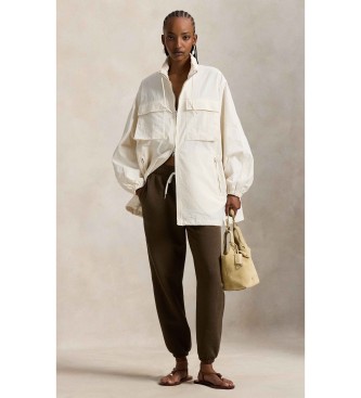 Polo Ralph Lauren Funkcjonalna wiatrówka oversize w kolorze beżowym