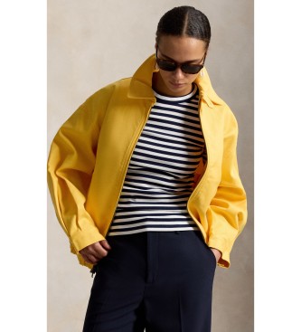 Polo Ralph Lauren Coupe-vent en coton oversize jaune