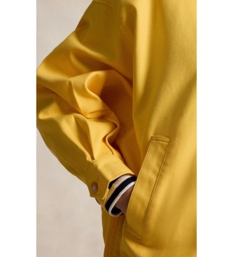 Polo Ralph Lauren Coupe-vent en coton oversize jaune