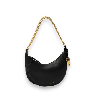 Polo Ralph Lauren Borsa Polo ID mini in pelle con catena nera