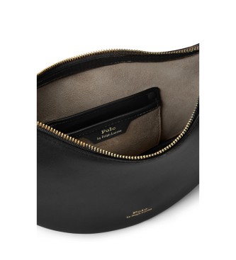 Polo Ralph Lauren Borsa Polo ID mini in pelle con catena nera