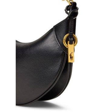 Polo Ralph Lauren Borsa Polo ID mini in pelle con catena nera