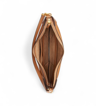 Polo Ralph Lauren Borsa a tracolla Polo ID mini in pelle di vitello marrone