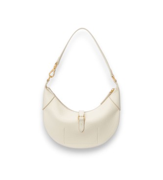 Polo Ralph Lauren Borsa a spalla Polo ID mini in pelle bianco sporco