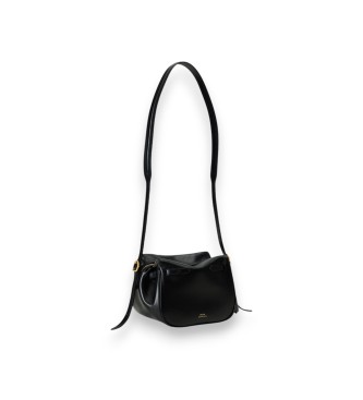 Polo Ralph Lauren Black leather Polo ID mini satchel bag