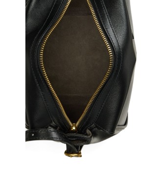 Polo Ralph Lauren Black leather Polo ID mini satchel bag