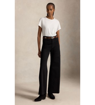 Polo Ralph Lauren Calça Beaton de algodão e elástico preto