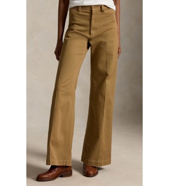 Polo Ralph Lauren Pantalone Beaton in cotone ed elastan marrone