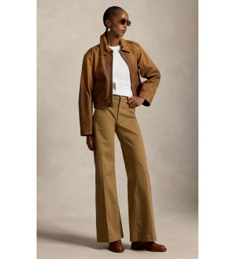 Polo Ralph Lauren Pantalone Beaton in cotone ed elastan marrone
