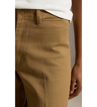 Polo Ralph Lauren Pantalone Beaton in cotone ed elastan marrone