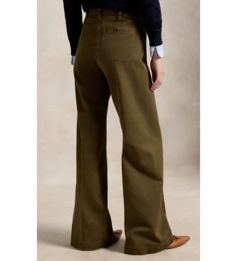 Polo Ralph Lauren Beaton-Hose aus Baumwolle und grünem Elastan