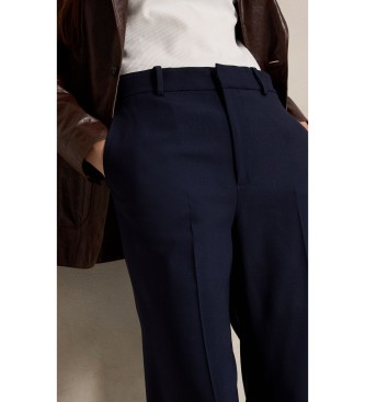 Polo Ralph Lauren Calça Beaton de lã elástica marinho