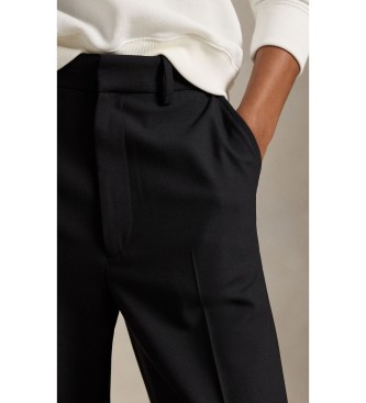 Polo Ralph Lauren Calça Beaton de lã elástica preta