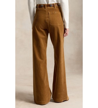 Polo Ralph Lauren Pantalon Beaton en velours côtelé marron