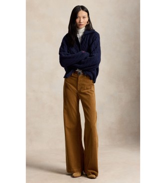 Polo Ralph Lauren Pantalon Beaton en velours côtelé marron