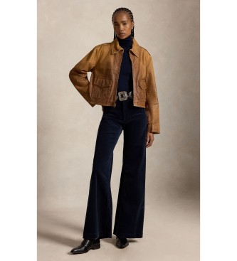 Polo Ralph Lauren Pantalon Beaton en velours côtelé marine