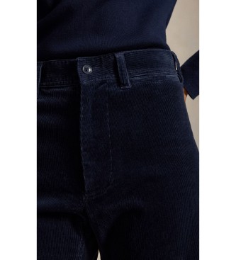 Polo Ralph Lauren Pantalon Beaton en velours côtelé marine
