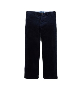 Polo Ralph Lauren Bedford-byxor i corduroy, Straight Fit, marinblå