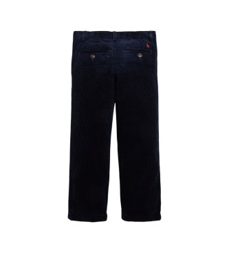 Polo Ralph Lauren Bedford-byxor i corduroy, Straight Fit, marinblå
