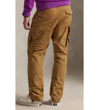 Polo Ralph Lauren Canvas cargobroek Classic Fit bruin