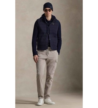 Polo Ralph Lauren Stretch corduroy cargo broek Slim fit grijs