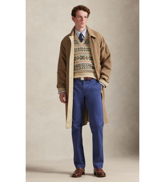 Polo Ralph Lauren Calça chino Bedford Straight Fit azul