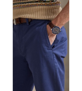 Polo Ralph Lauren Calça chino Bedford Straight Fit azul
