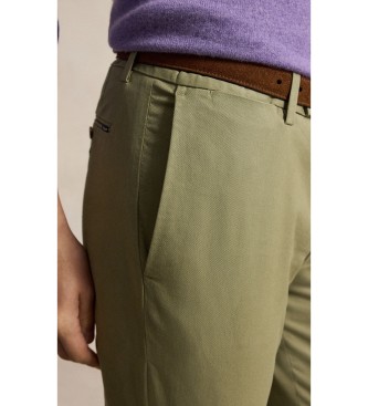 Polo Ralph Lauren Grüne Greenwich Slim Fit Chinohose