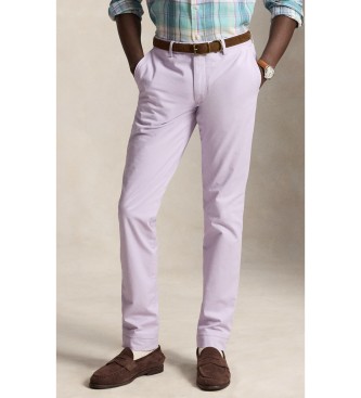 Polo Ralph Lauren Calça chino Greenwich Slim Fit rosa