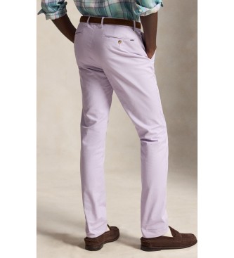 Polo Ralph Lauren Calça chino Greenwich Slim Fit rosa