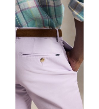 Polo Ralph Lauren Calça chino Greenwich Slim Fit rosa