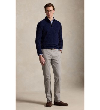 Polo Ralph Lauren Calça chino Greenwich Slim Fit cinza, bege