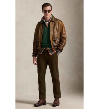 Polo Ralph Lauren Manhasset bruine elastische chino broek