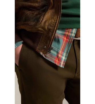 Polo Ralph Lauren Manhasset bruine elastische chino broek