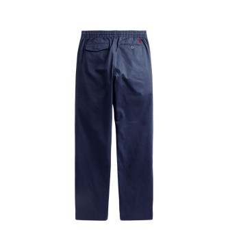 Polo Ralph Lauren Calça chino elástica prepster Polo marinho